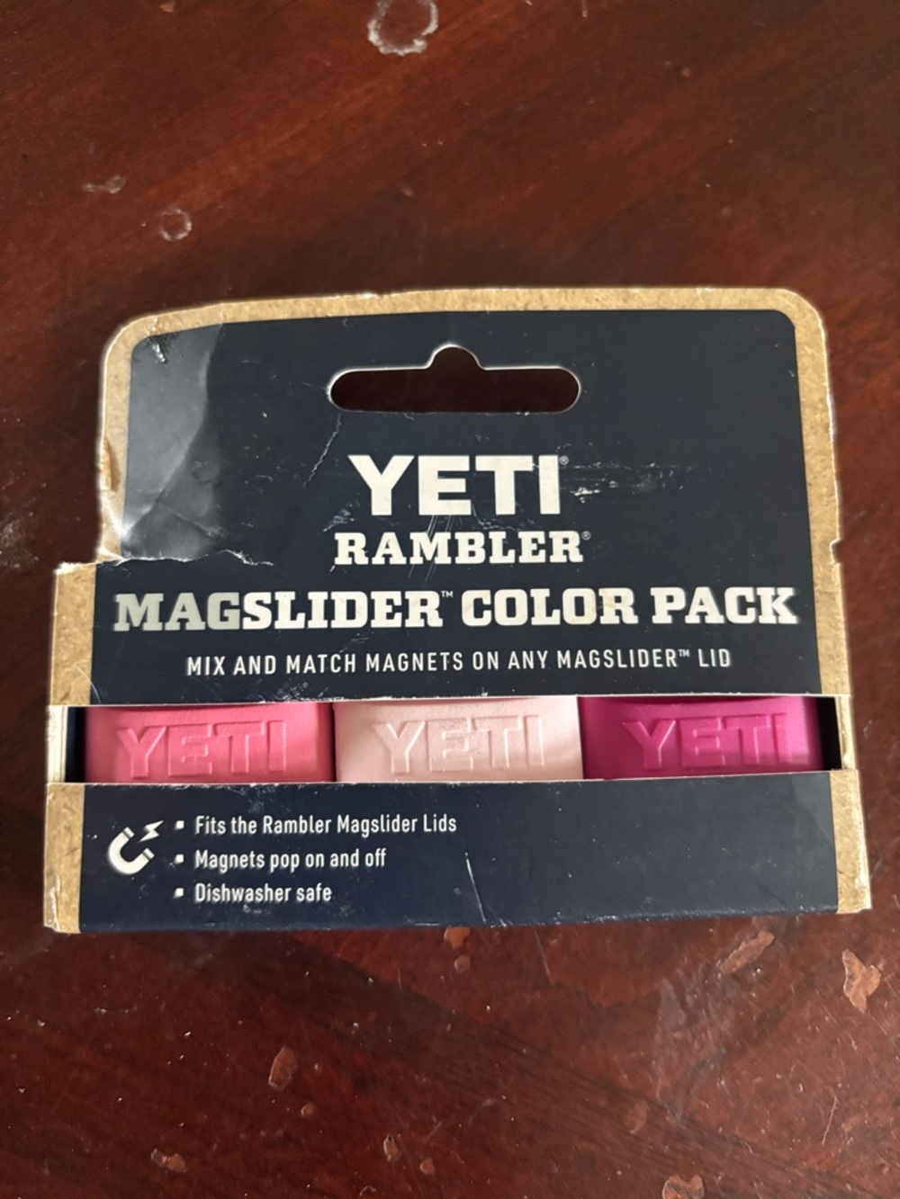 New. Yeti MagSlider Color Pack - Light Pink, Blush, Bright Pink Magnets